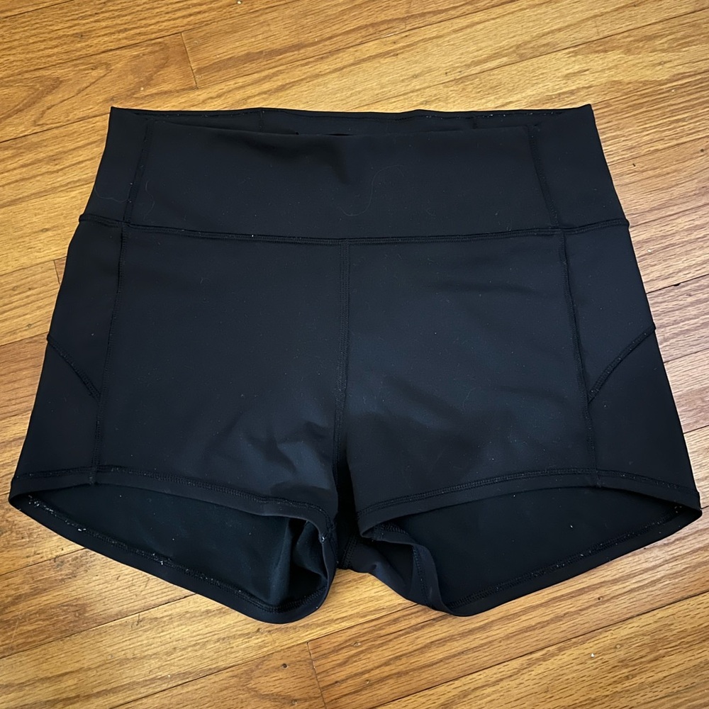 lululemon athletic booty shorts
